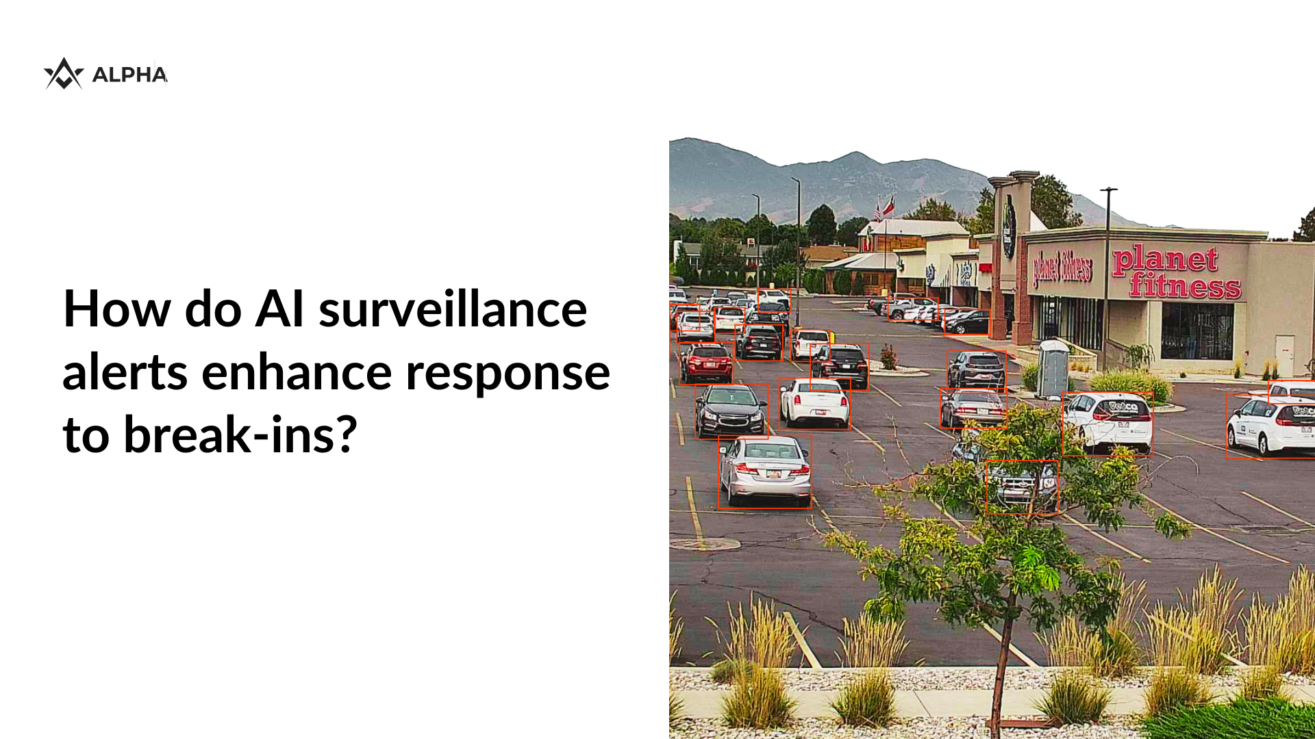 How do AI surveillance alerts enhance response to break-ins? Answer for 2025