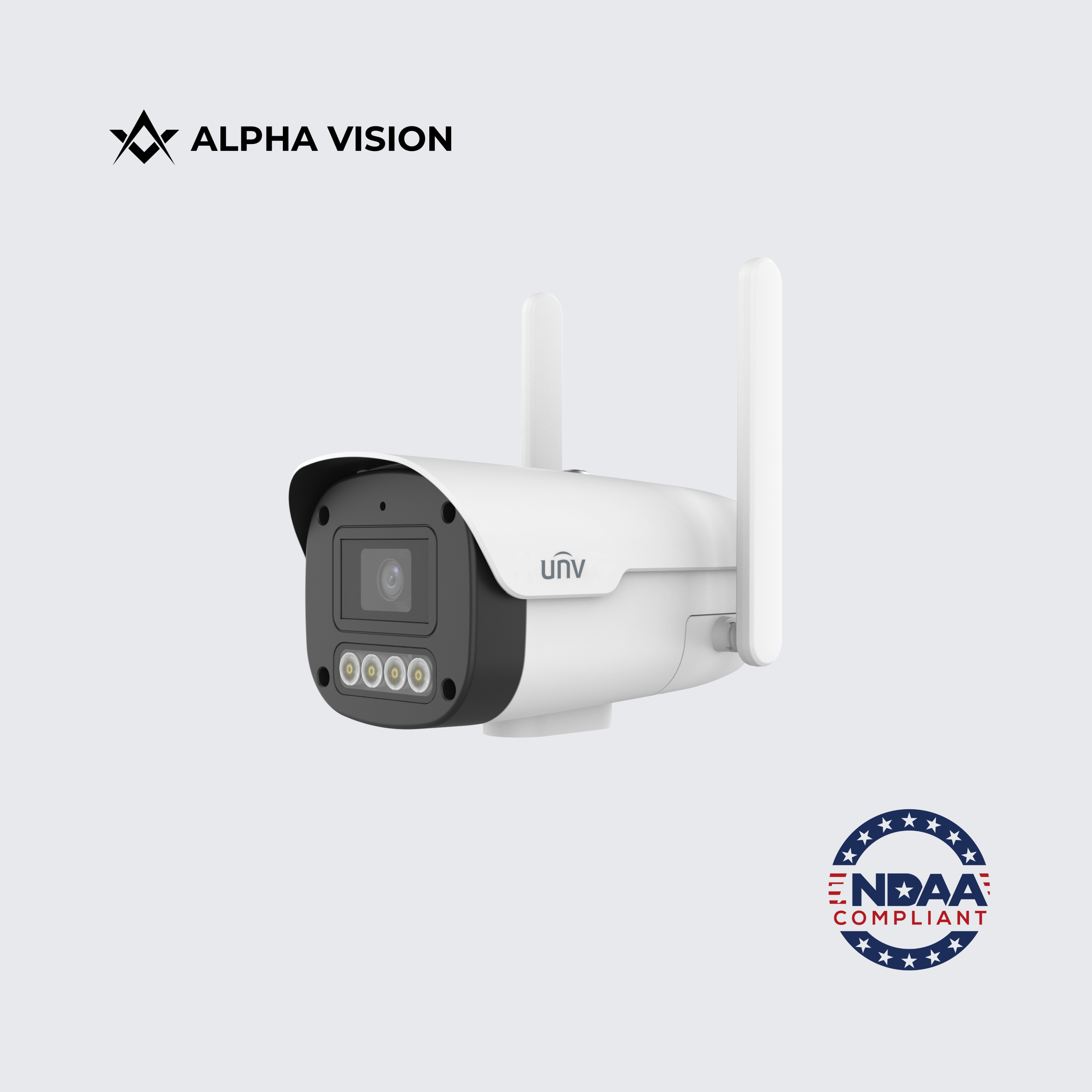 IPC2A14LP-ADF40KC-4G-US | Uniview 4MP 4G Wireless ColorHunter Bullet Camera