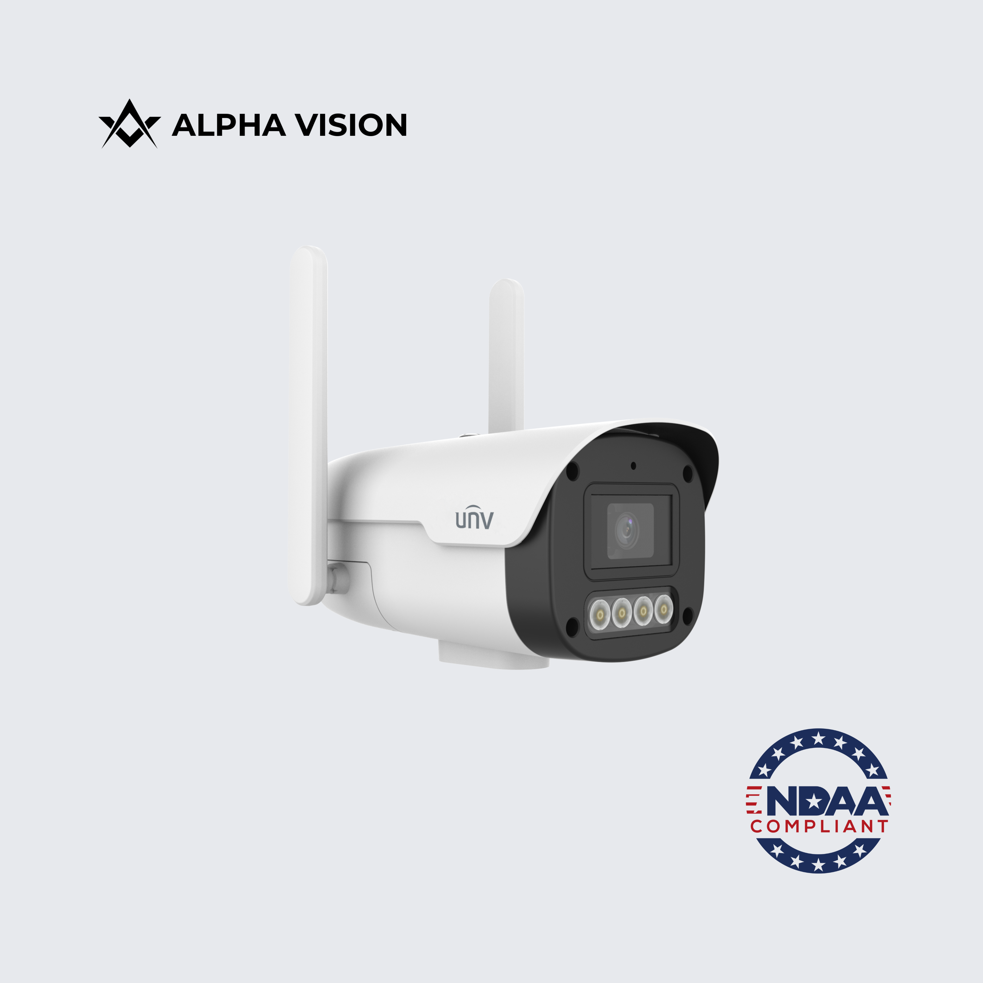 IPC2A14LP-ADF40KC-4G-US | Uniview 4MP 4G Wireless ColorHunter Bullet Camera