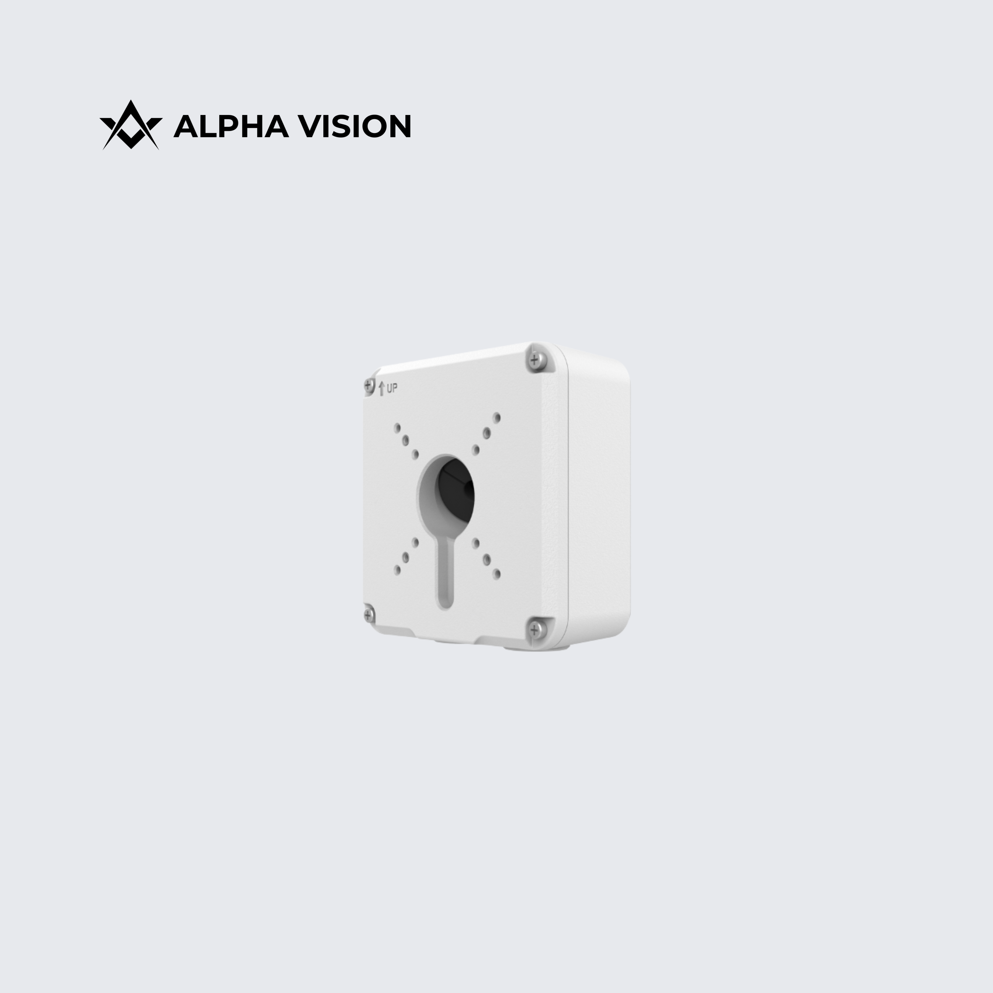 TR-JB07-D-IN | Uniview Indoor Junction Box for Dome Cameras – Metal Construction & Clean Cable Management