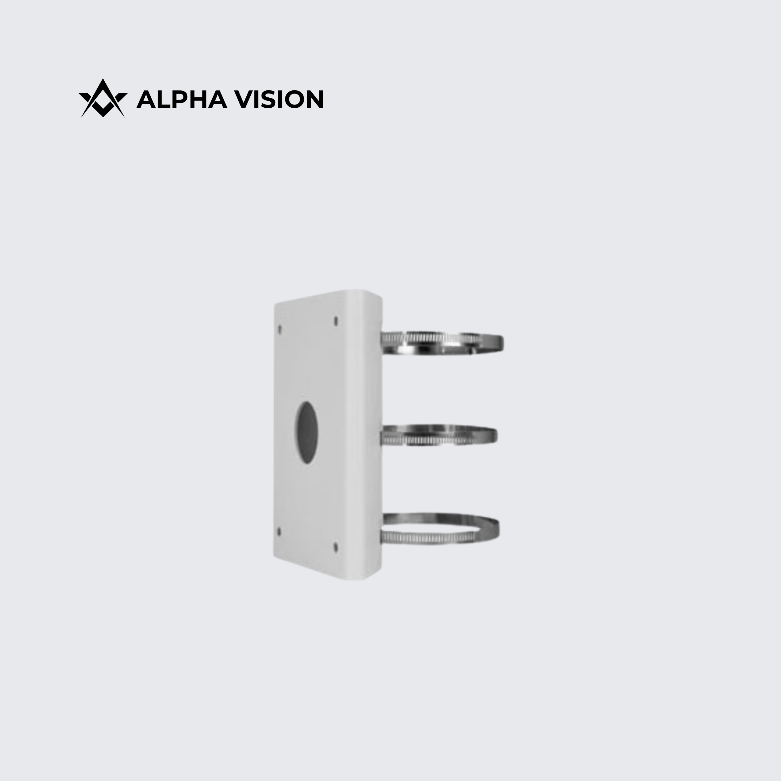 TR-UP08-A-IN | Uniview Indoor Pole Mount Bracket for PTZ Dome Cameras