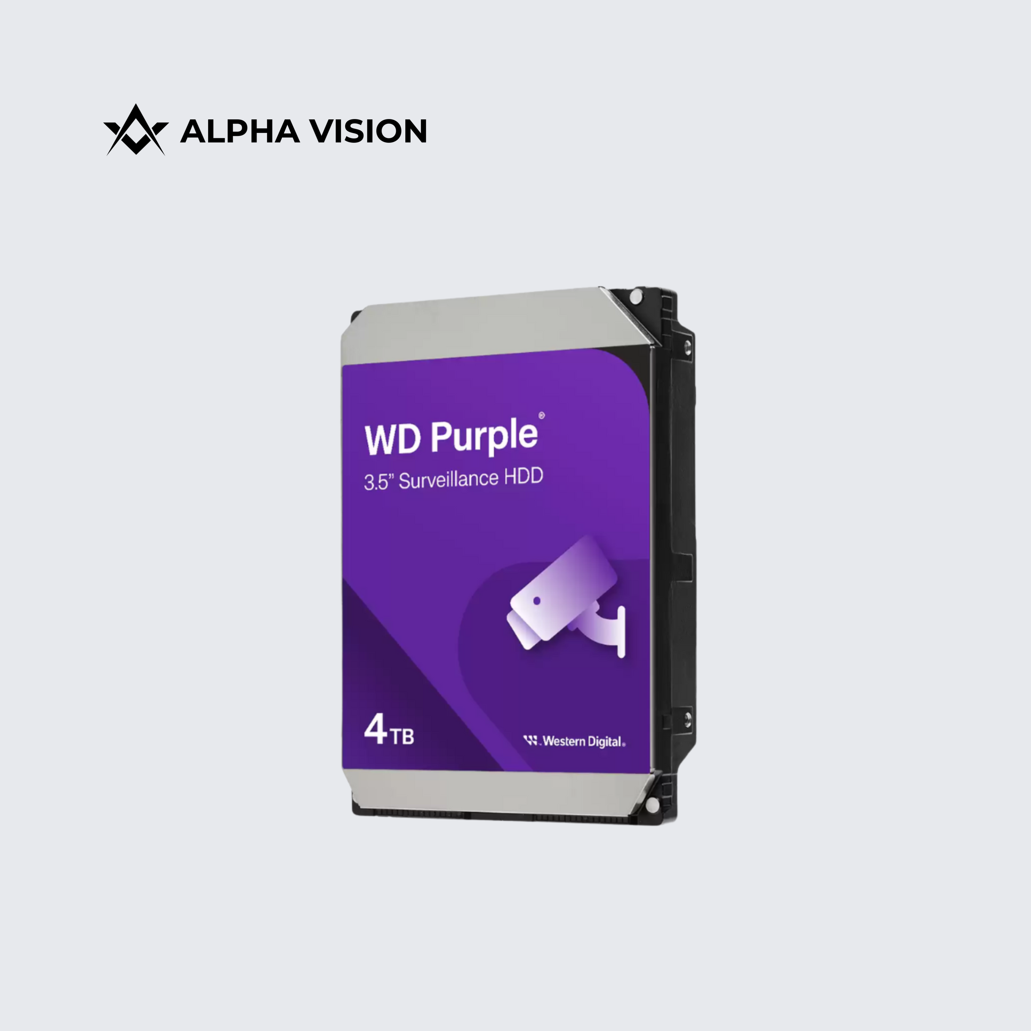 WD43PURZ | Western Digital 4TB Surveillance Hard Drive, SATA, 3.5", WD Purple Series