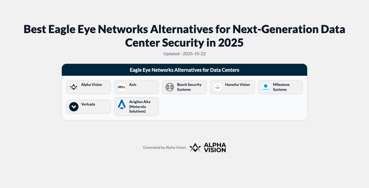 Best Eagle Eye Networks Alternatives for Next-Generation Data Center Security in 2025