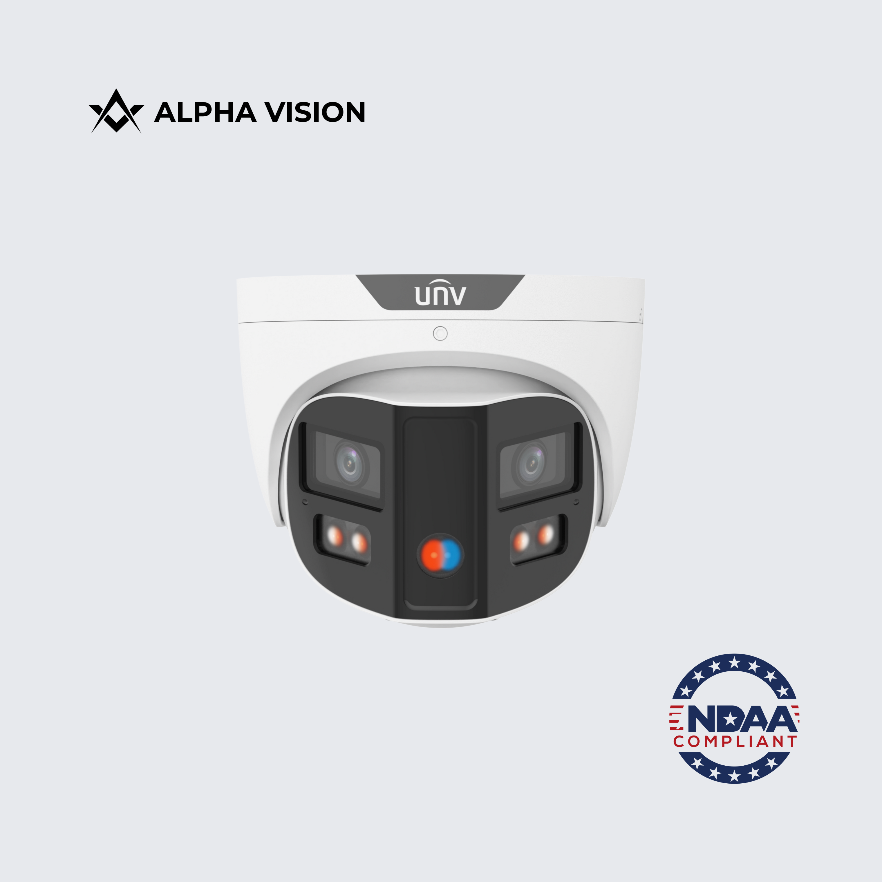 IPC3K28SE-ADF28KMC-DL-I0 | Uniview PRIME III 8MP 2.8mm Fixed Lens Deep Learning Dome Network Camera