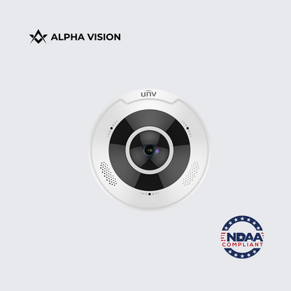 IPC86CEB-AF18KC-I0 | Uniview 12MP 1.8mm Fisheye Smart IR 360° Panoramic Vandal-Resistant Dome Network Camera