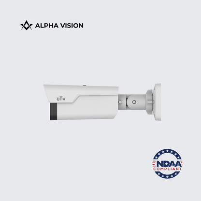 TIC2A32SA-F7-4F6AC-I1 | Uniview Thermal 4MP 256×192 Dual-Spectrum Temperature-Detecting AI Bullet Network Camera