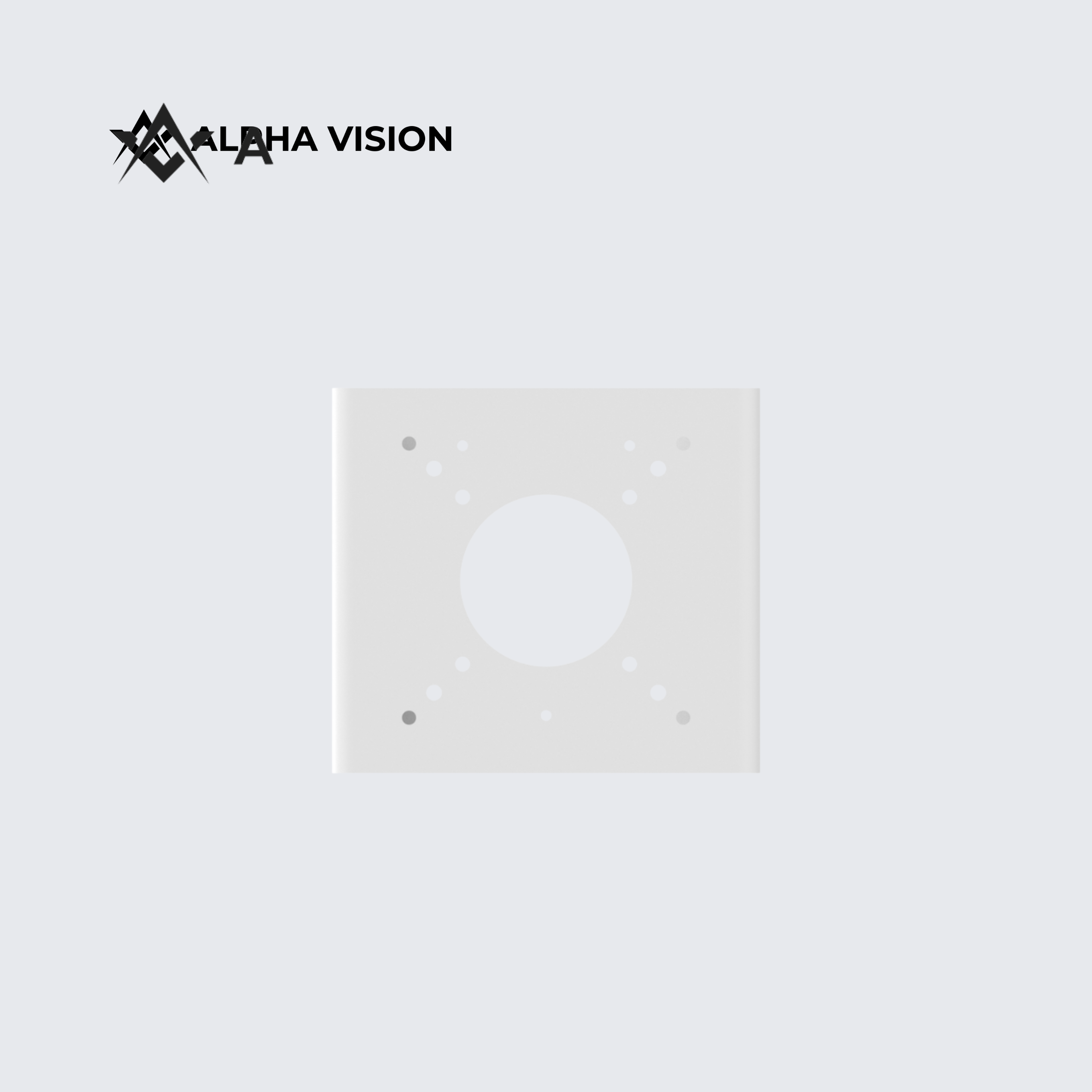 TR-UP06-B-IN | Uniview Indoor Pole Mount Bracket for Dome & Bullet Cameras